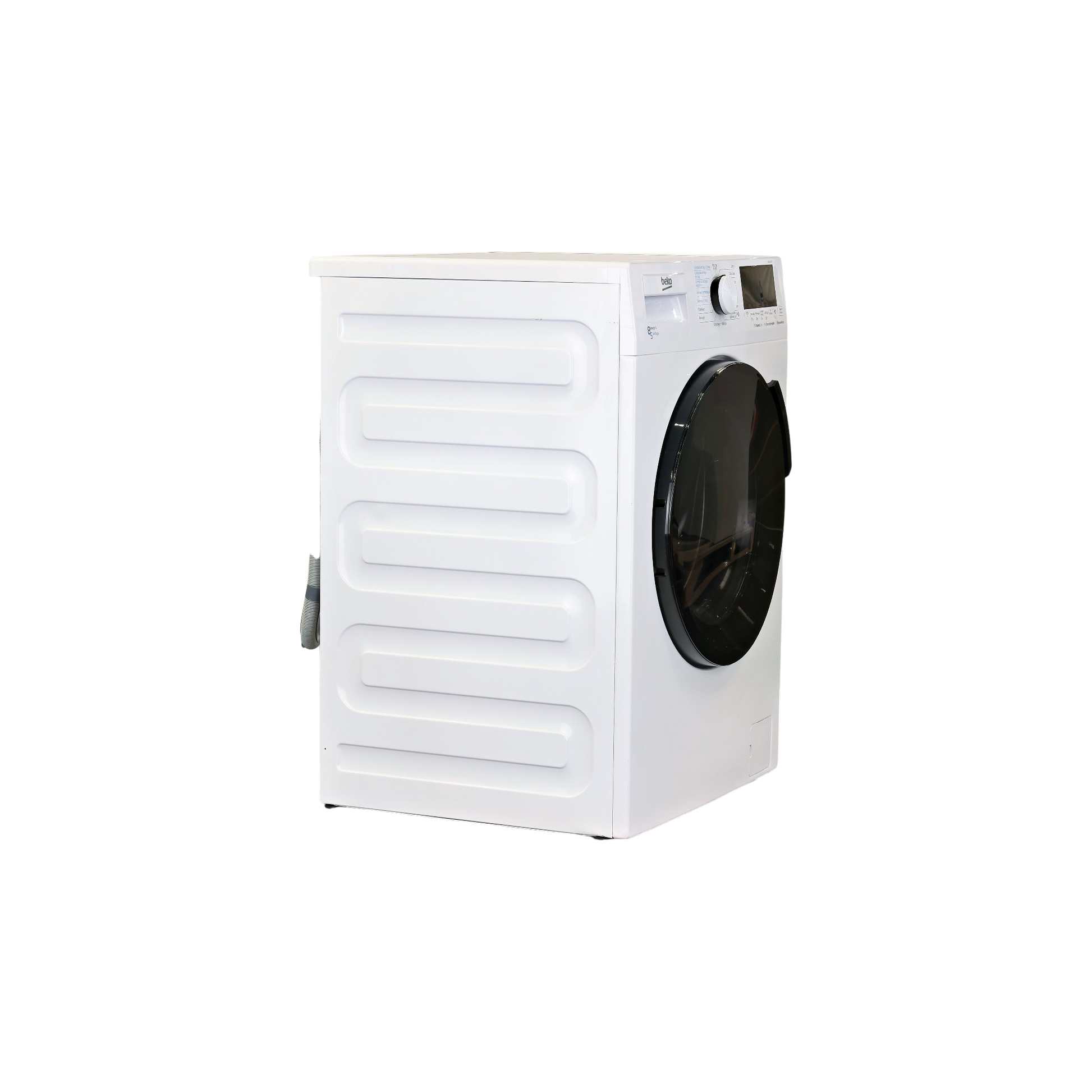 Lave-Linge Sechant 8 kg Reconditionné BEKO HTE8613YBST : vue du côté droit