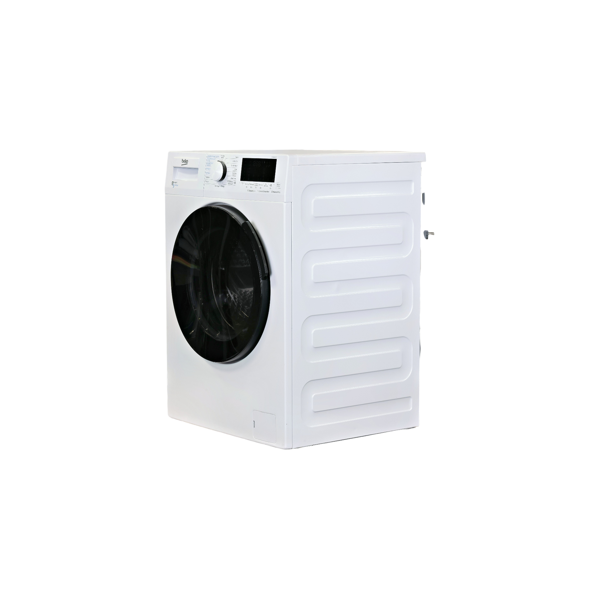 Lave-Linge Sechant 8 kg Reconditionné BEKO HTE8613YBST : vue du côté gauche