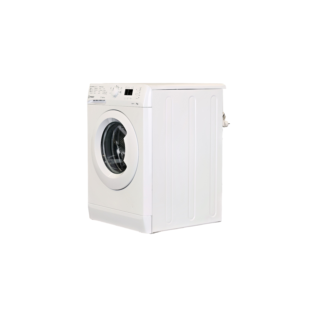 Lave-Linge Hublot 8 kg Reconditionné INDESIT MTWA 81283 W EU : vue du côté gauche