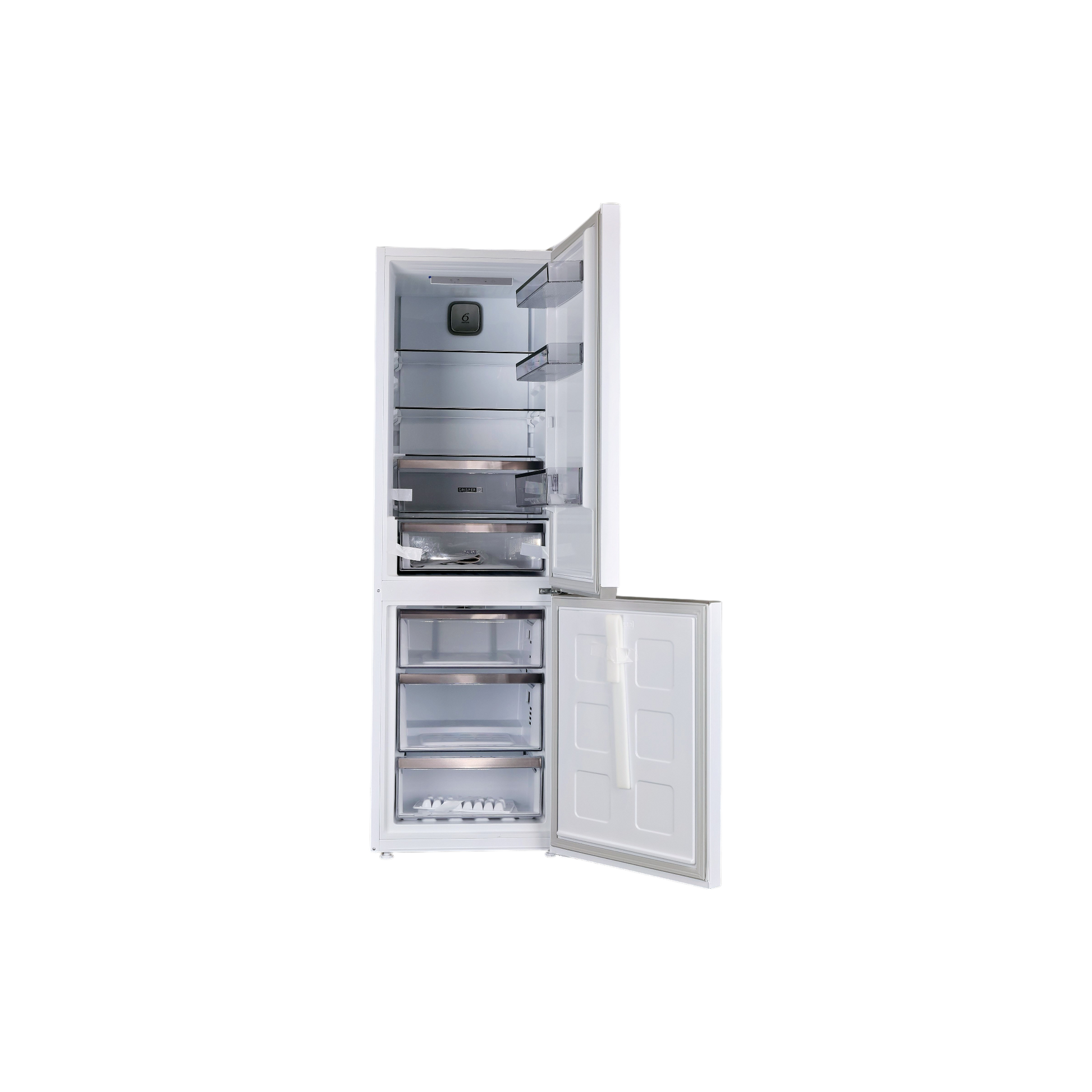 Réfrigérateur Avec Congélateur 316 L Reconditionné WHIRLPOOL WHK25364W4E : vue de l'intérieur