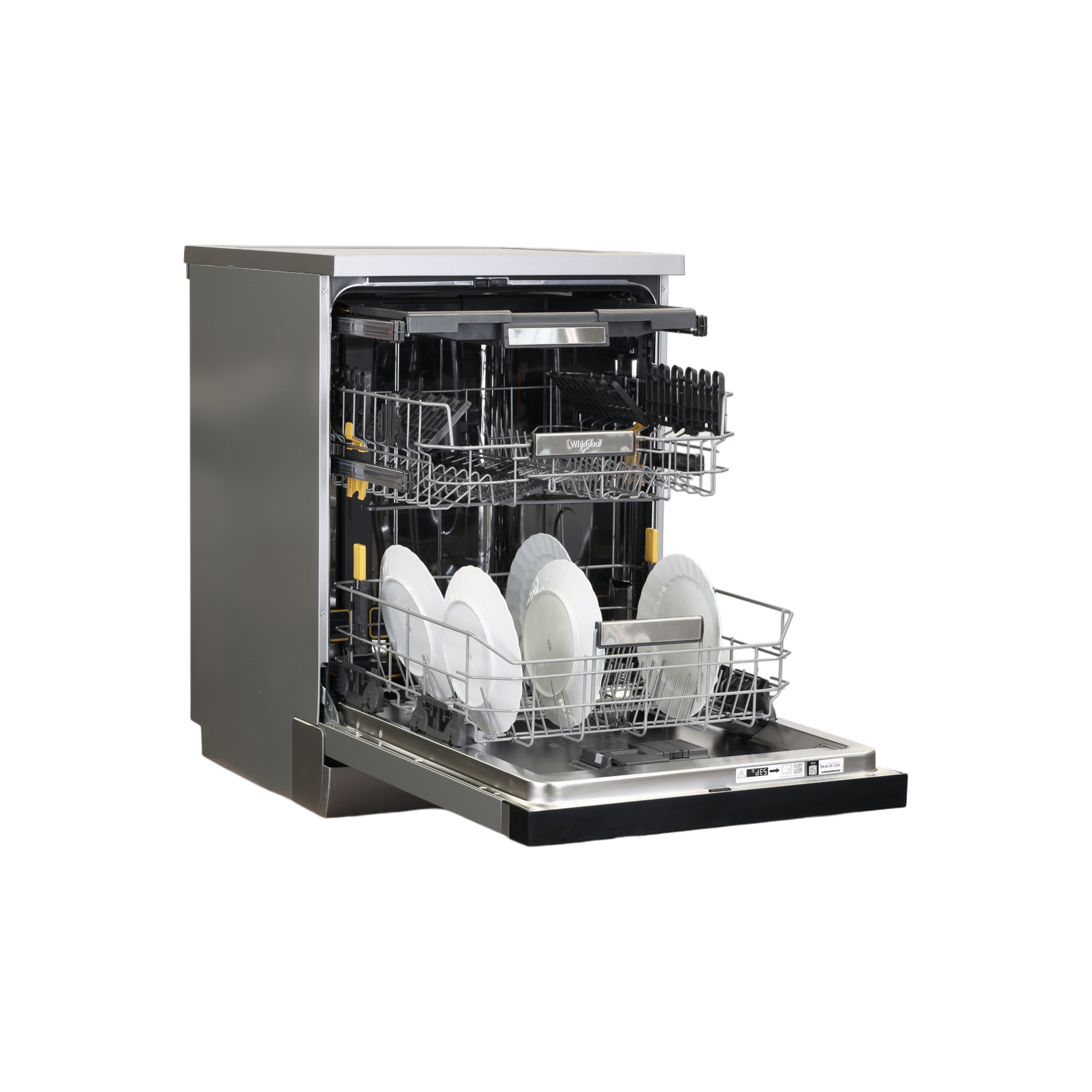 Lave-Vaisselle Pose Libre 15 Cvts Reconditionné WHIRLPOOL W7FHS41S : vue de l'intérieur
