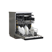 Lave-Vaisselle Pose Libre 15 Cvts Reconditionné WHIRLPOOL W7FHS41S : vue de l'intérieur