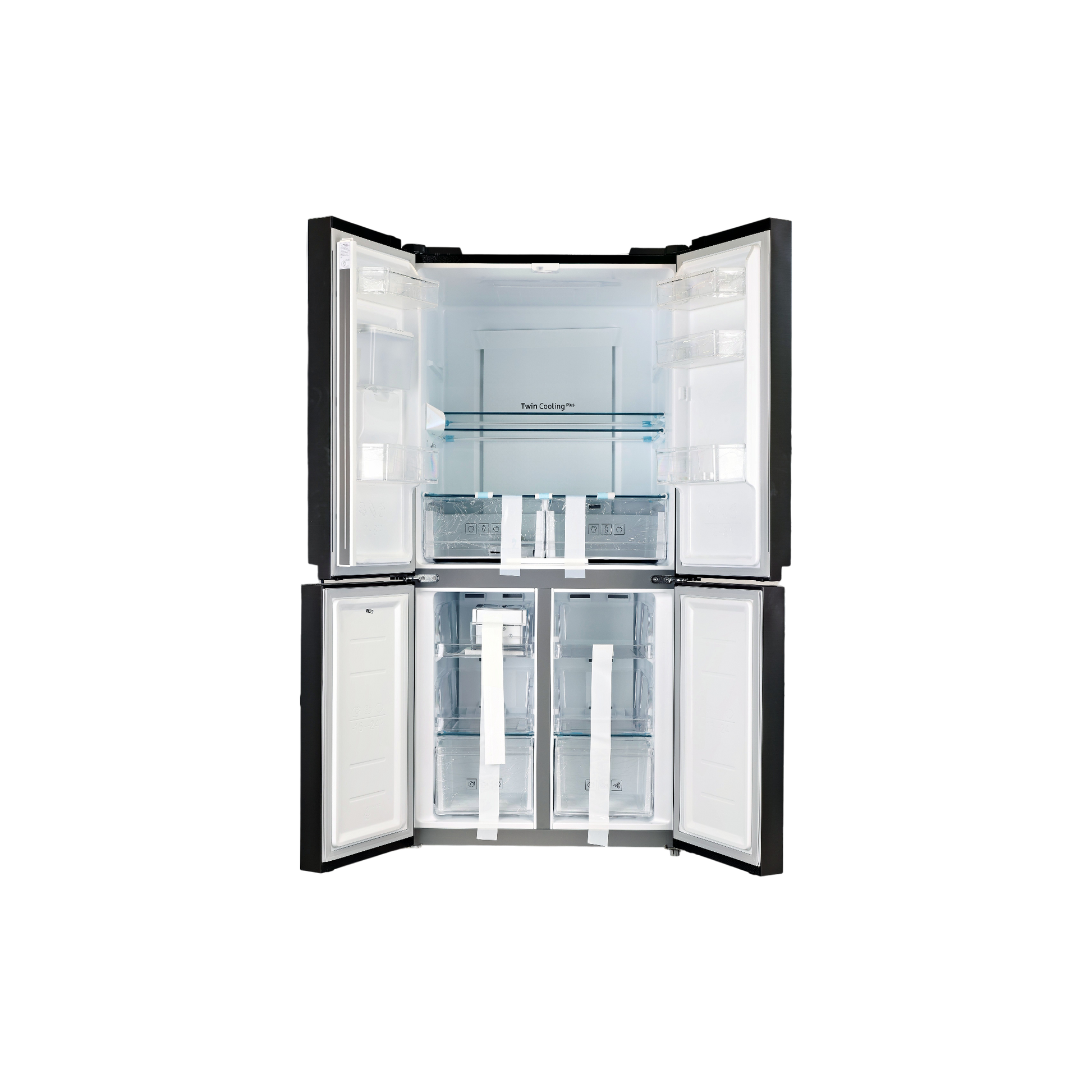 Réfrigérateur Multi-Portes 488 L Reconditionné SAMSUNG RF48A401EB4 : vue de l'intérieur