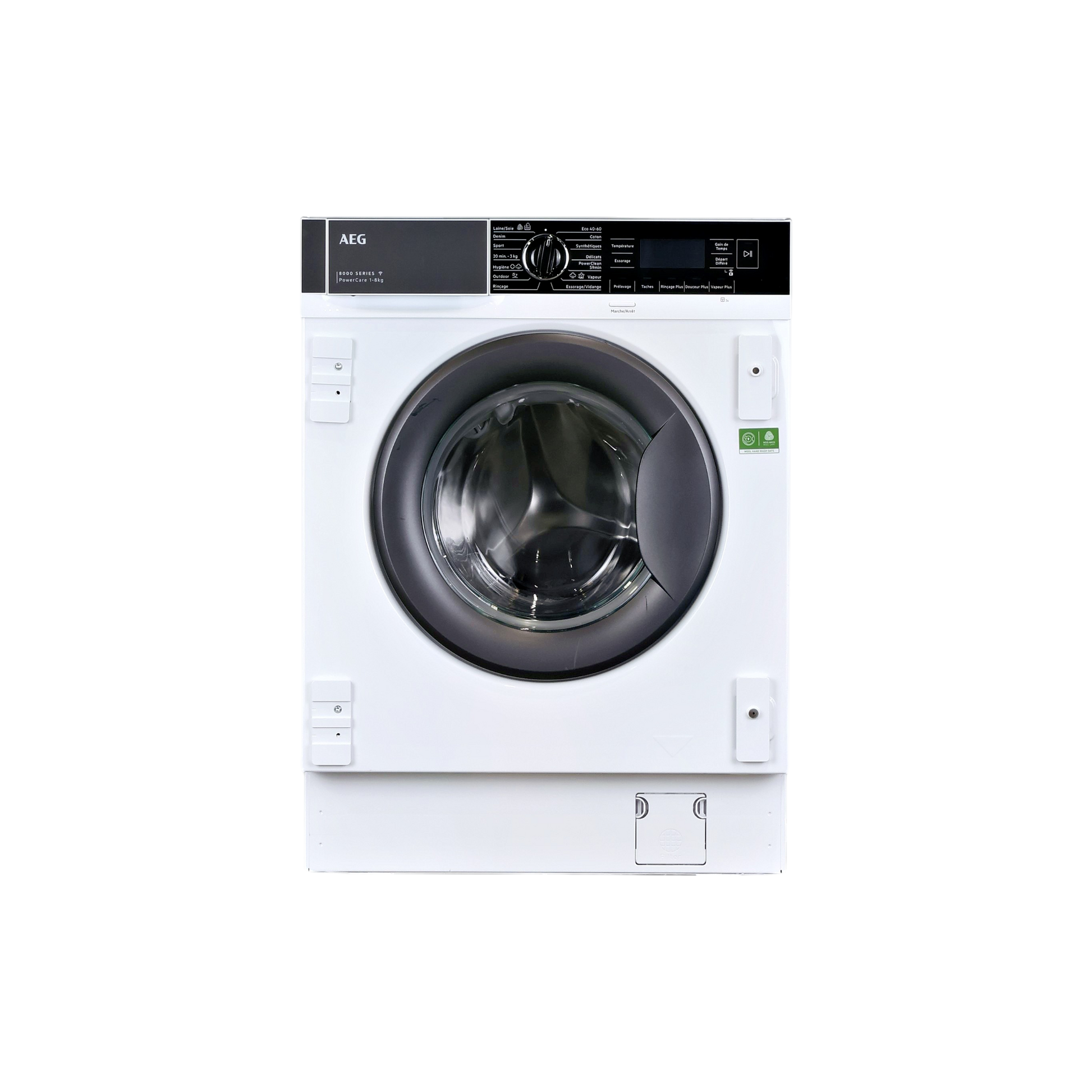 Lave-Linge Hublot 8 kg Reconditionné AEG LFR8W8140BI : vue de face