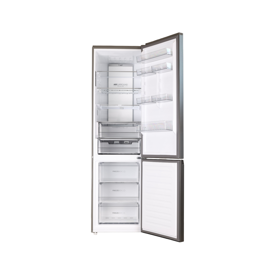 Réfrigérateur Avec Congélateur 409 L Reconditionné HAIER HDPW7620ANPK : vue de l'intérieur