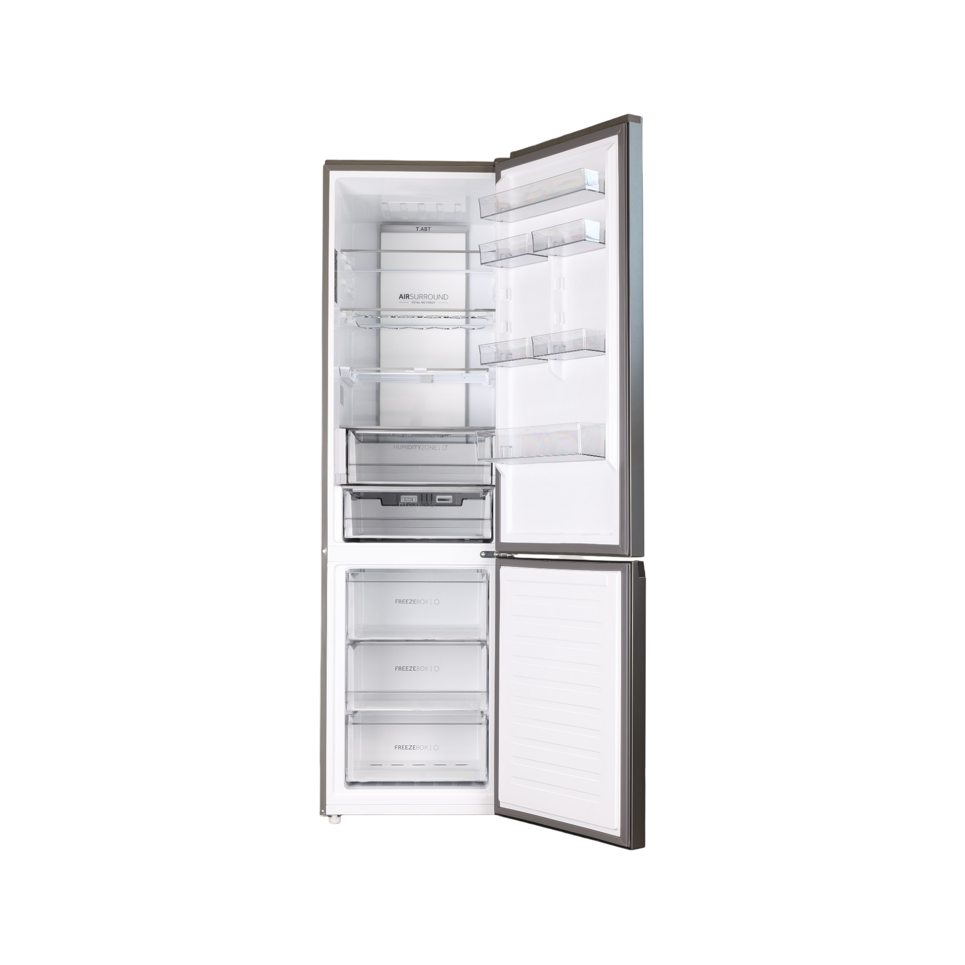 Réfrigérateur Avec Congélateur 409 L Reconditionné HAIER HDPW7620ANPK : vue de l'intérieur