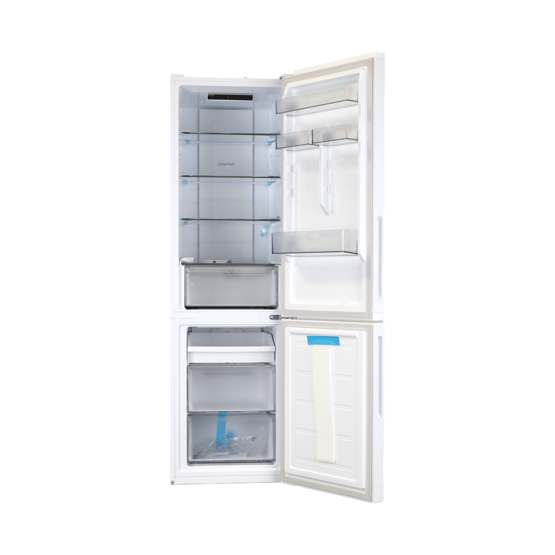 Réfrigérateur Avec Congélateur 279 L Reconditionné CANDY CNCQ2T518EW : vue de l'intérieur