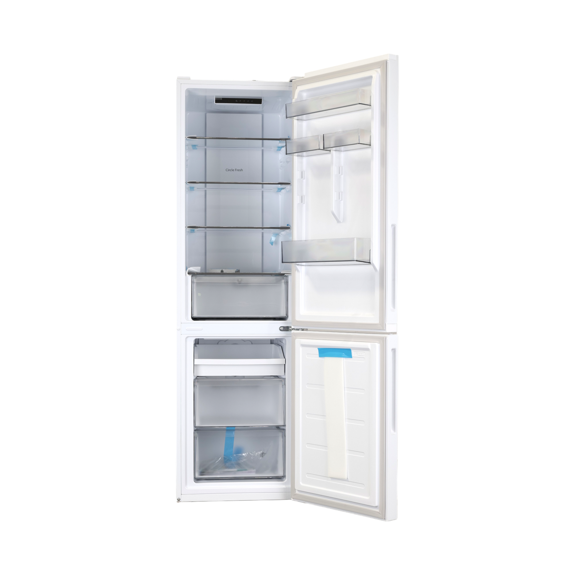 Réfrigérateur Avec Congélateur 279 L Reconditionné CANDY CNCQ2T518EW : vue de l'intérieur