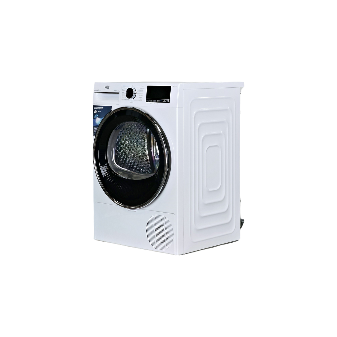Seche-Linge Pompe À Chaleur 8 kg Reconditionné BEKO B5T48243W : vue du côté gauche