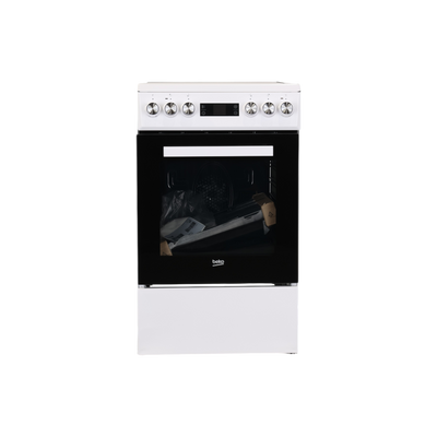 Cuisinière vitrocéramique BEKO FSE57302GWC