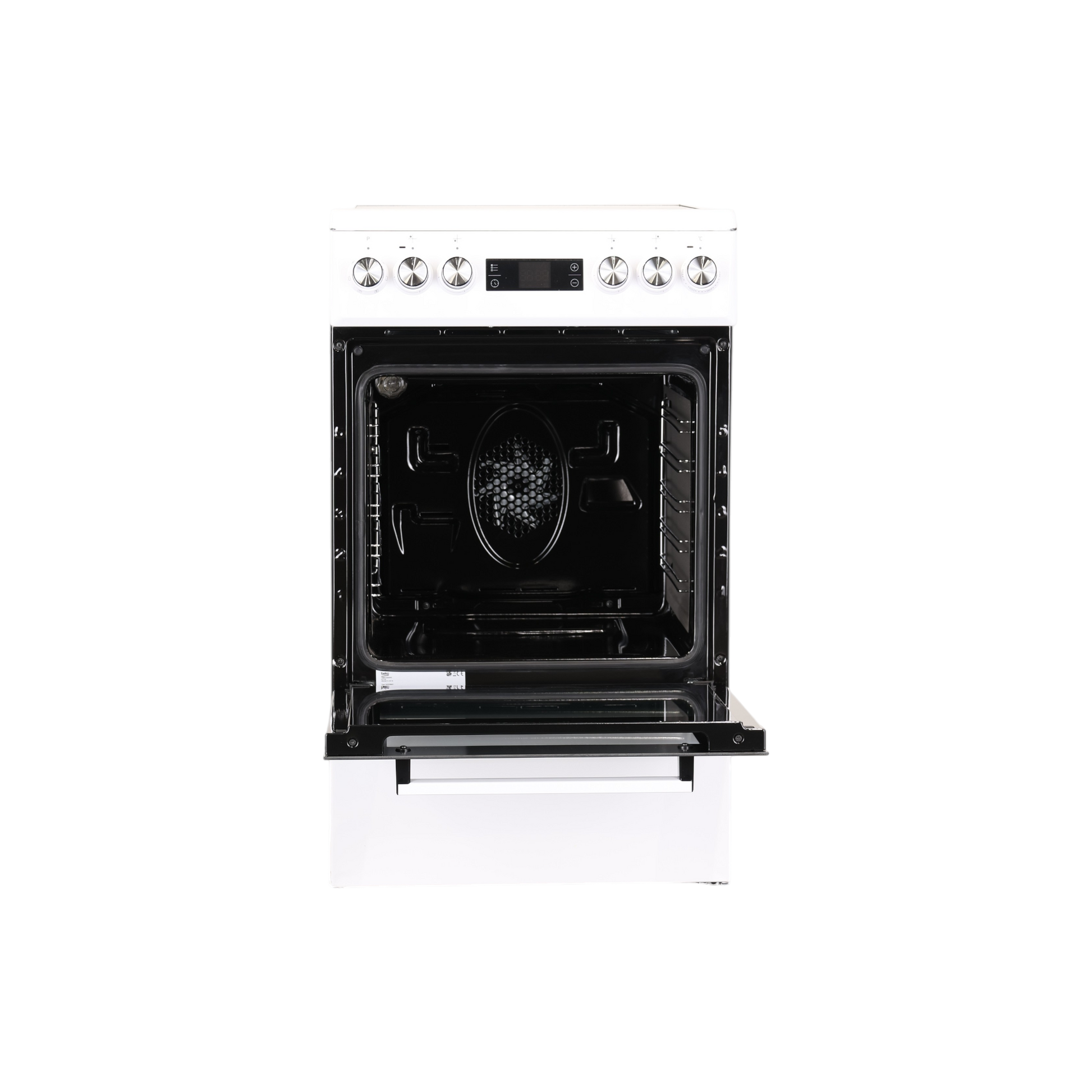 Cuisinière Vitrocéramique 60 L Reconditionné BEKO FSE57302GWC : vue de l'intérieur