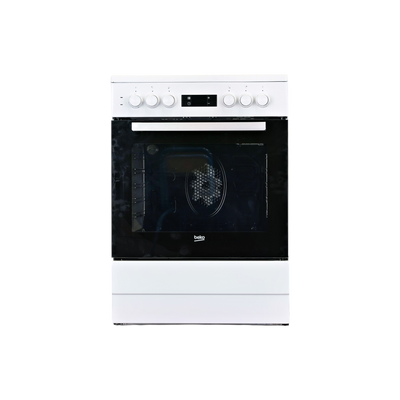 Cuisinière vitrocéramique BEKO FSE67300WCS
