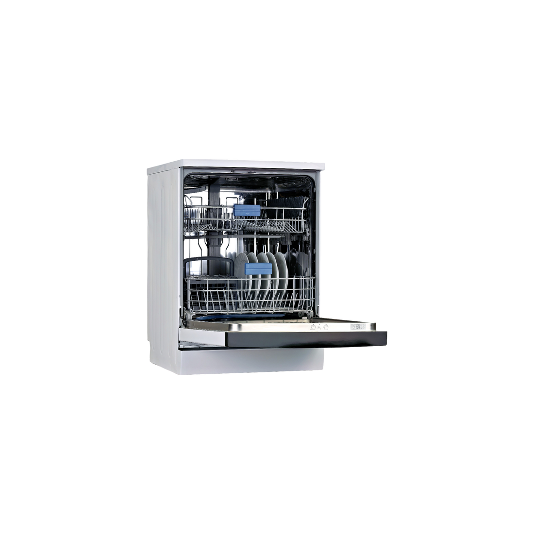 Lave-Vaisselle Pose Libre 14 Cvts Reconditionné BEKO BDFN26440WC : vue de l'intérieur