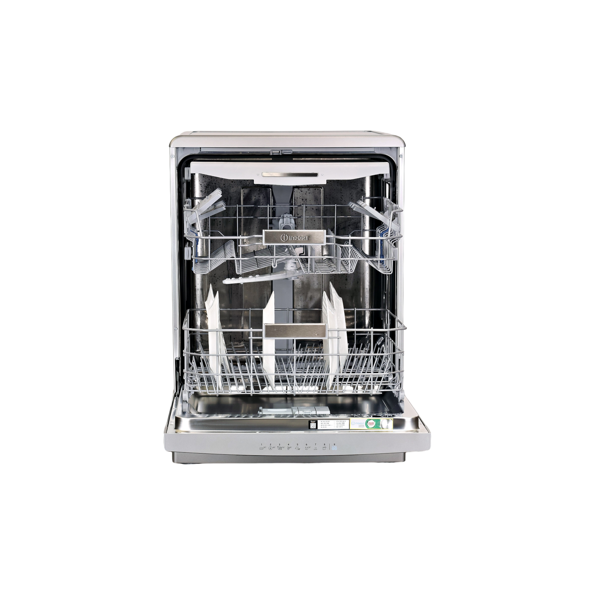 Lave-Vaisselle Pose Libre 14 Cvts Reconditionné INDESIT I0FD641AX : vue de l'intérieur
