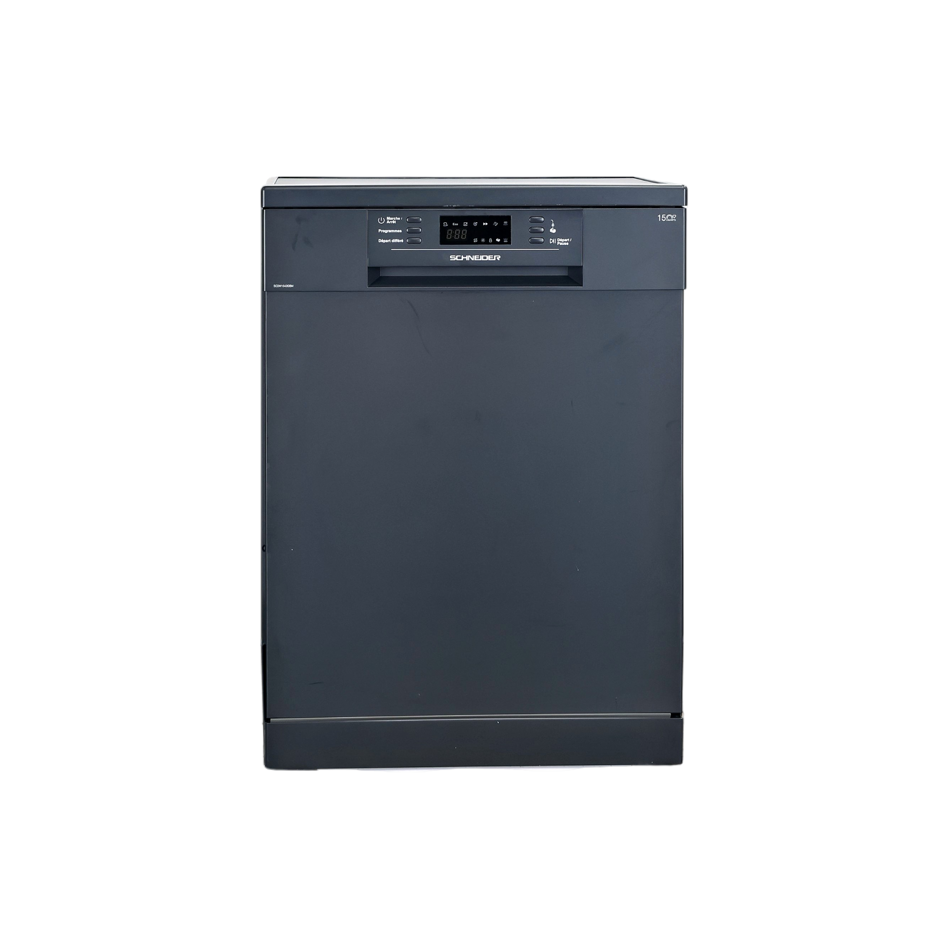 Lave-Vaisselle Pose Libre 15 Cvts Reconditionné SCHNEIDER SCDW1542IDBM : vue de face