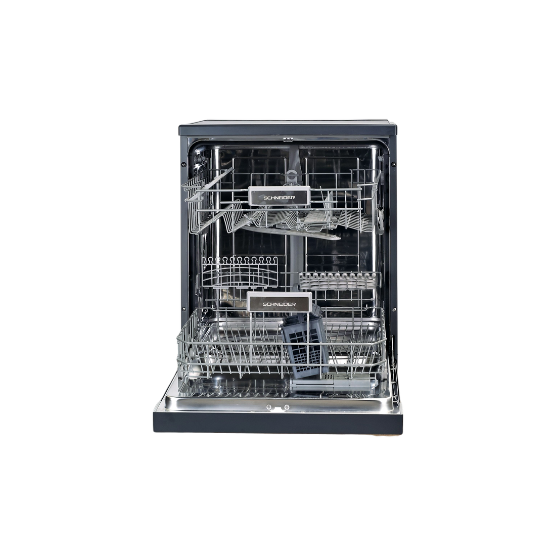 Lave-Vaisselle Pose Libre 15 Cvts Reconditionné SCHNEIDER SCDW1542IDBM : vue de l'intérieur