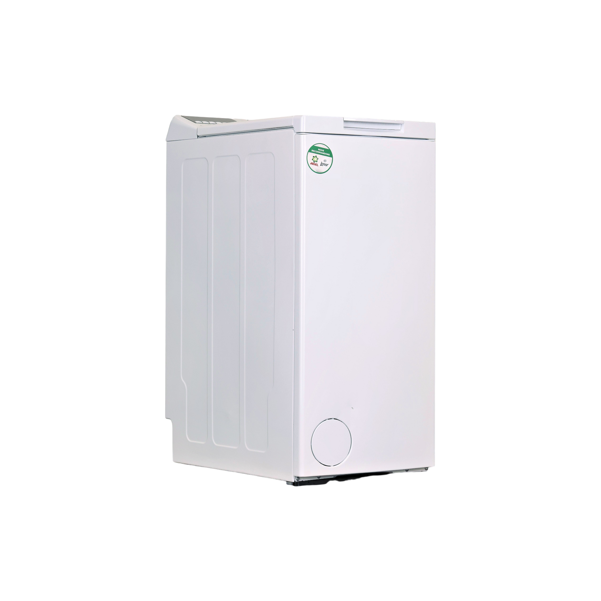 Lave-Linge Top 6 kg Reconditionné INDESIT BTWHS6261FR : vue du côté droit