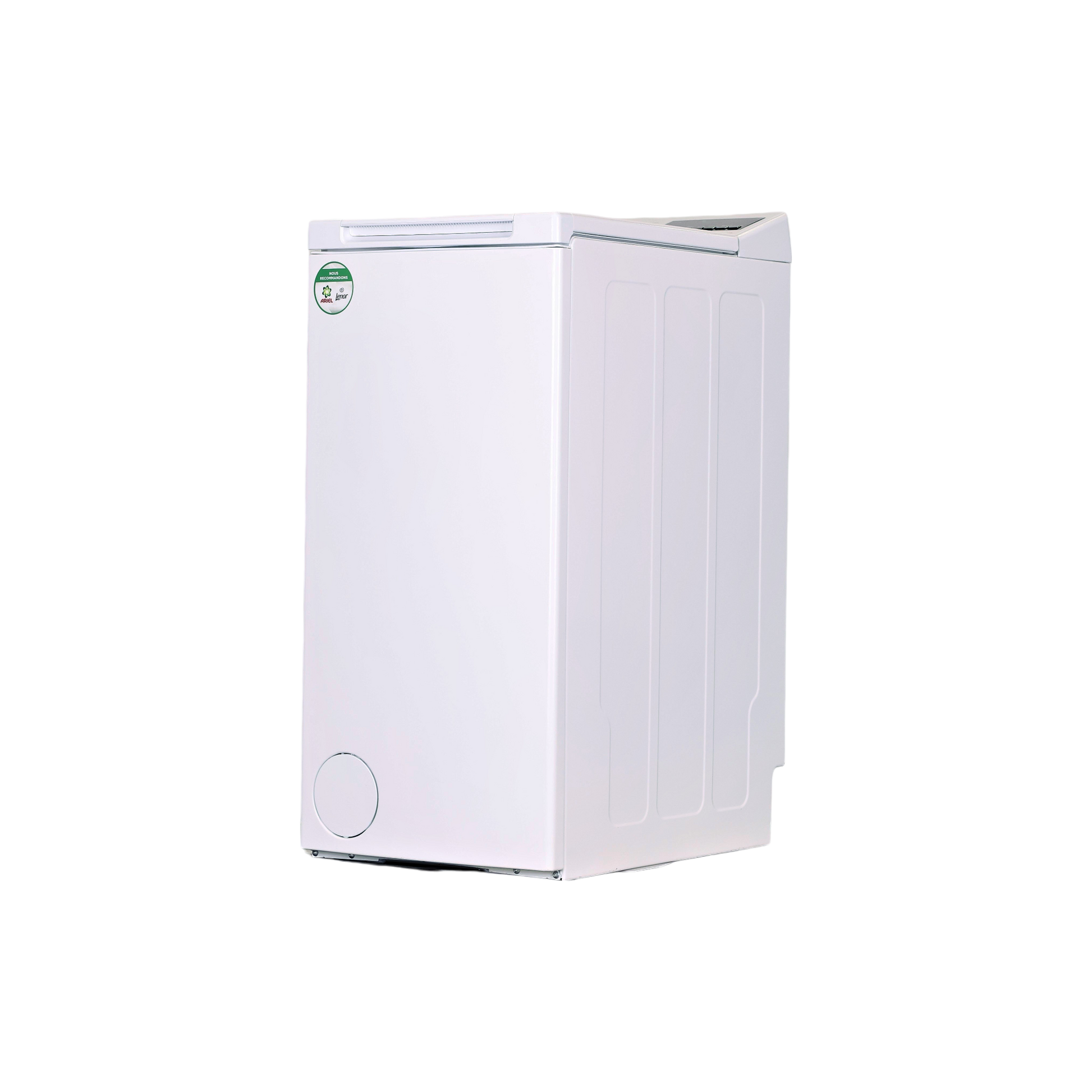 Lave-Linge Top 6 kg Reconditionné WHIRLPOOL TDLR6265FR : vue du côté gauche