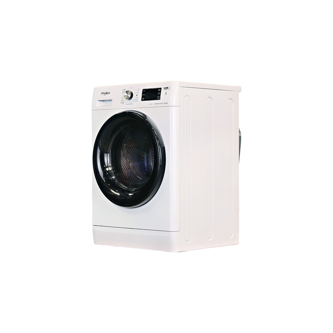 Lave-Linge Sechant 8 kg Reconditionné WHIRLPOOL FFWDB864489BVFR : vue du côté gauche