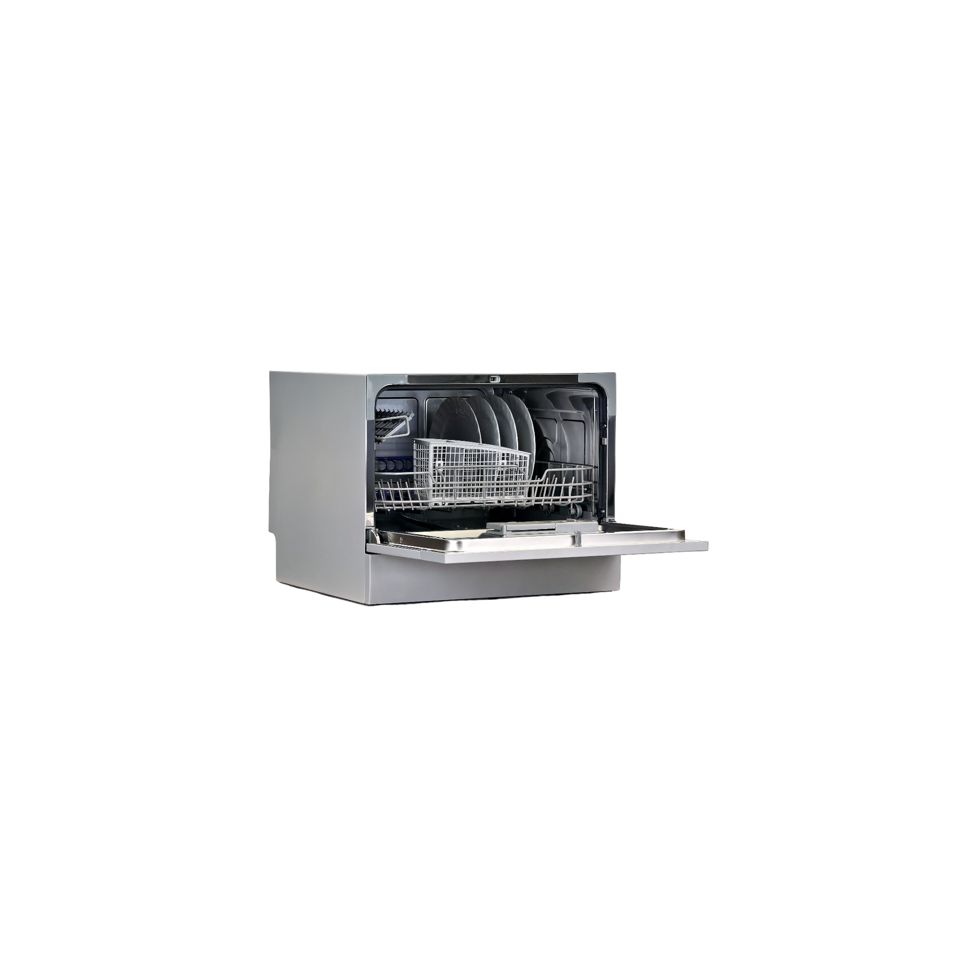 Lave-Vaisselle Pose Libre 6 Cvts Reconditionné CANDY CDCP6S : vue de l'intérieur