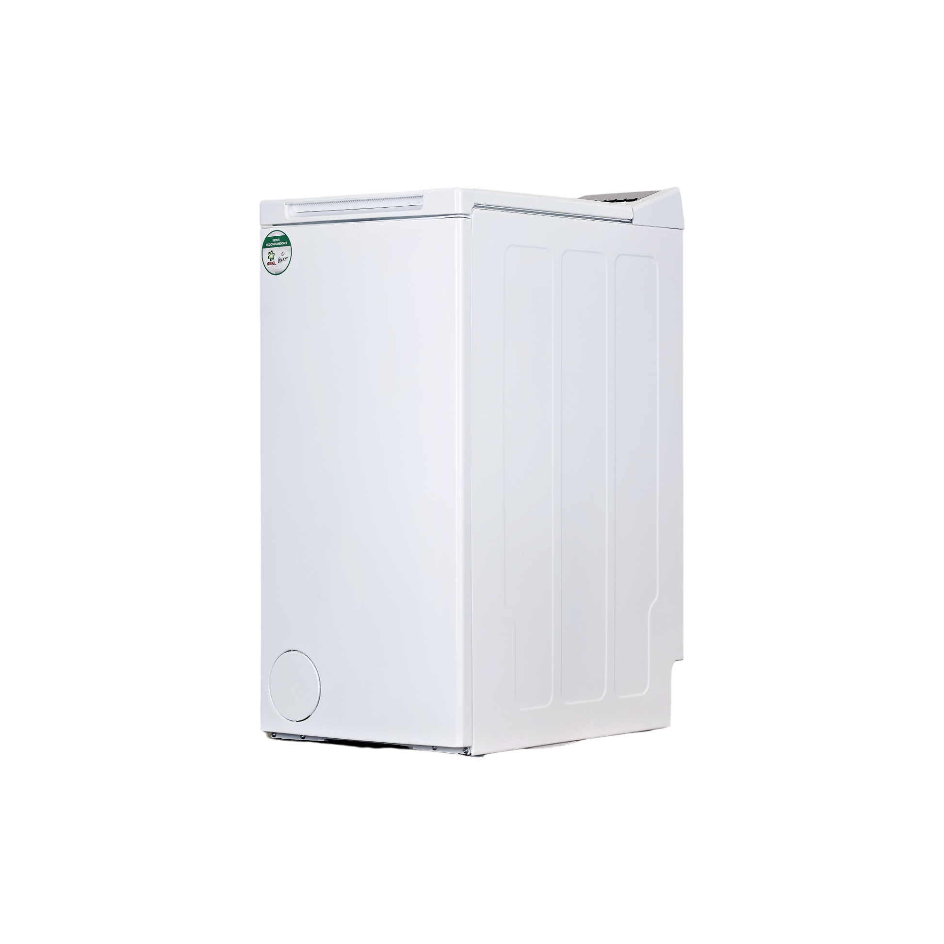 Lave-Linge Top 6 kg Reconditionné WHIRLPOOL TDLR6268FR : vue du côté gauche