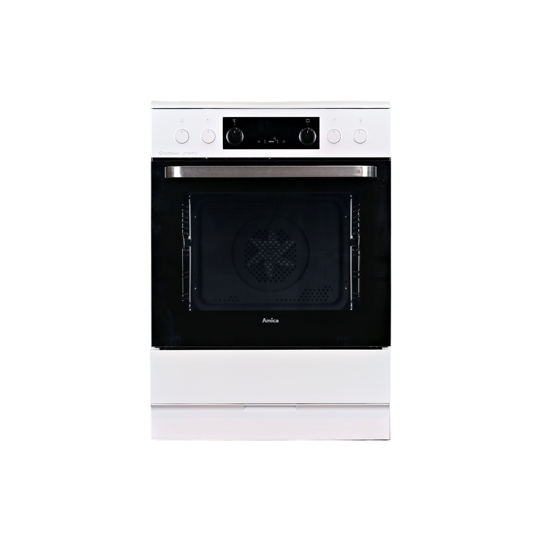 Cuisinière Vitrocéramique  Reconditionné AMICA ACV7005SRW : vue de face