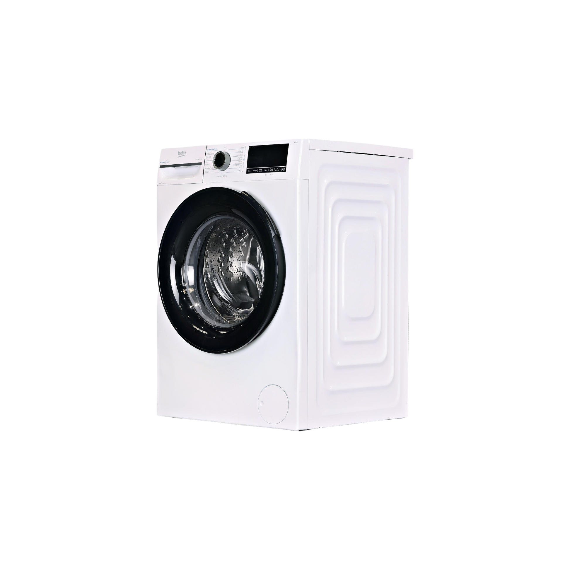 Lave-Linge Hublot 10 kg Reconditionné BEKO BM3WFU410211B : vue du côté gauche