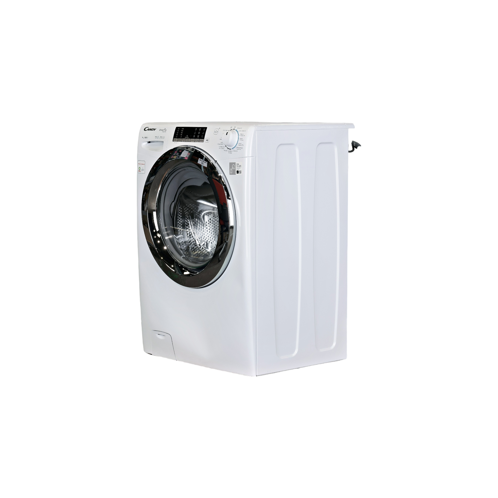 Lave-Linge Hublot 9 kg Reconditionné CANDY CSO 596TWMC/1-S : vue du côté gauche