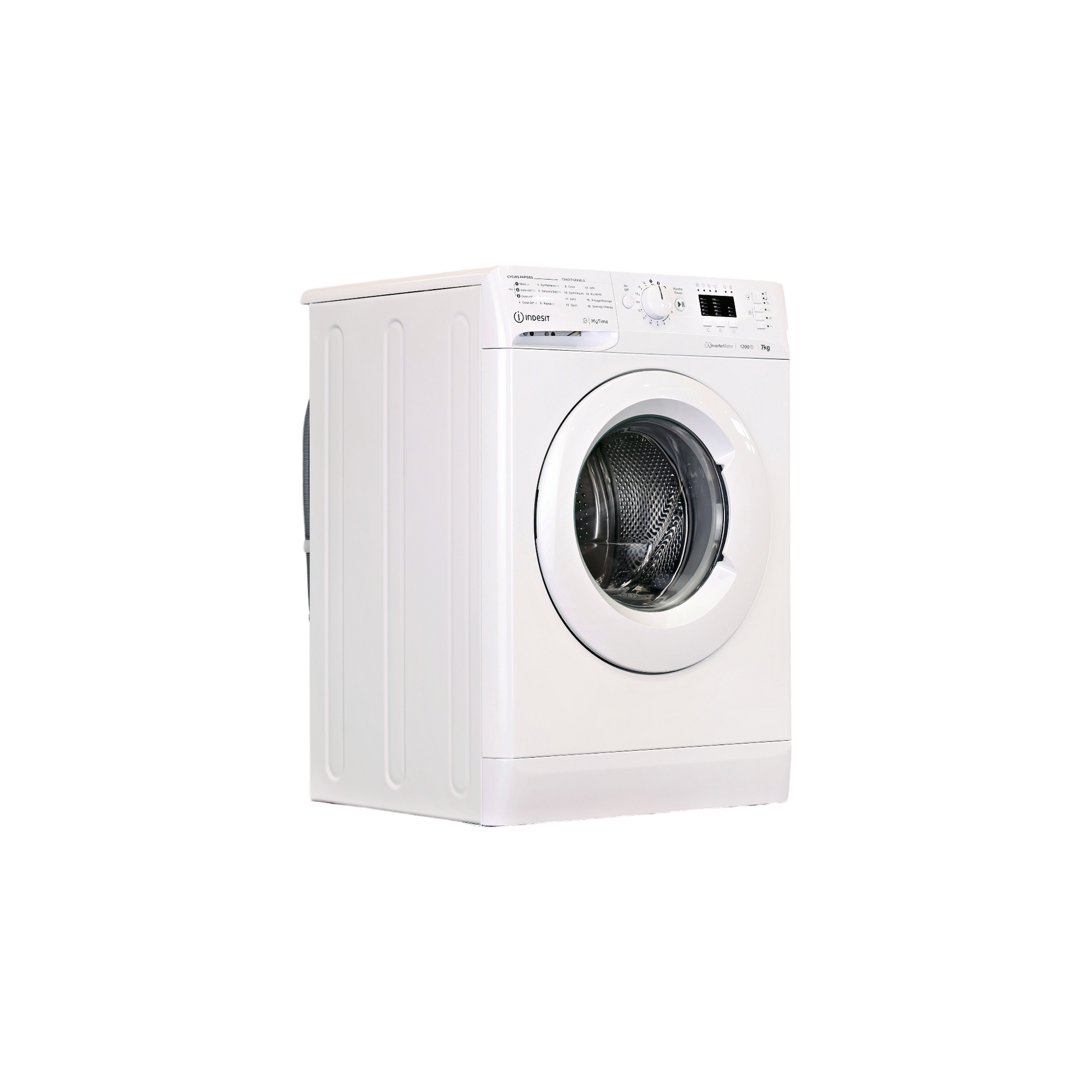 Lave-Linge Hublot 7 kg Reconditionné INDESIT MTWA71296WFR : vue du côté droit