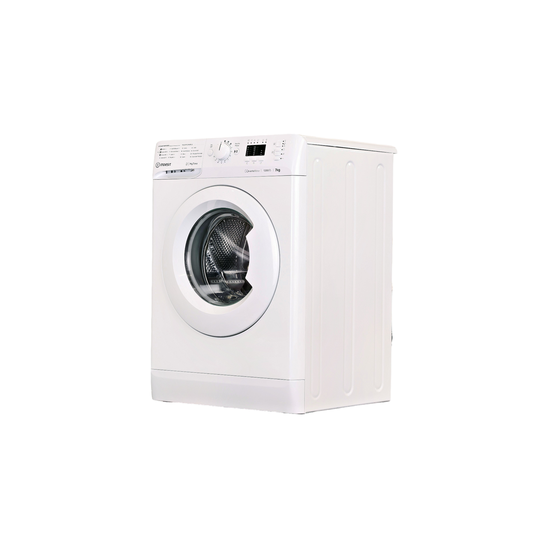 Lave-Linge Hublot 7 kg Reconditionné INDESIT MTWA71296WFR : vue du côté gauche