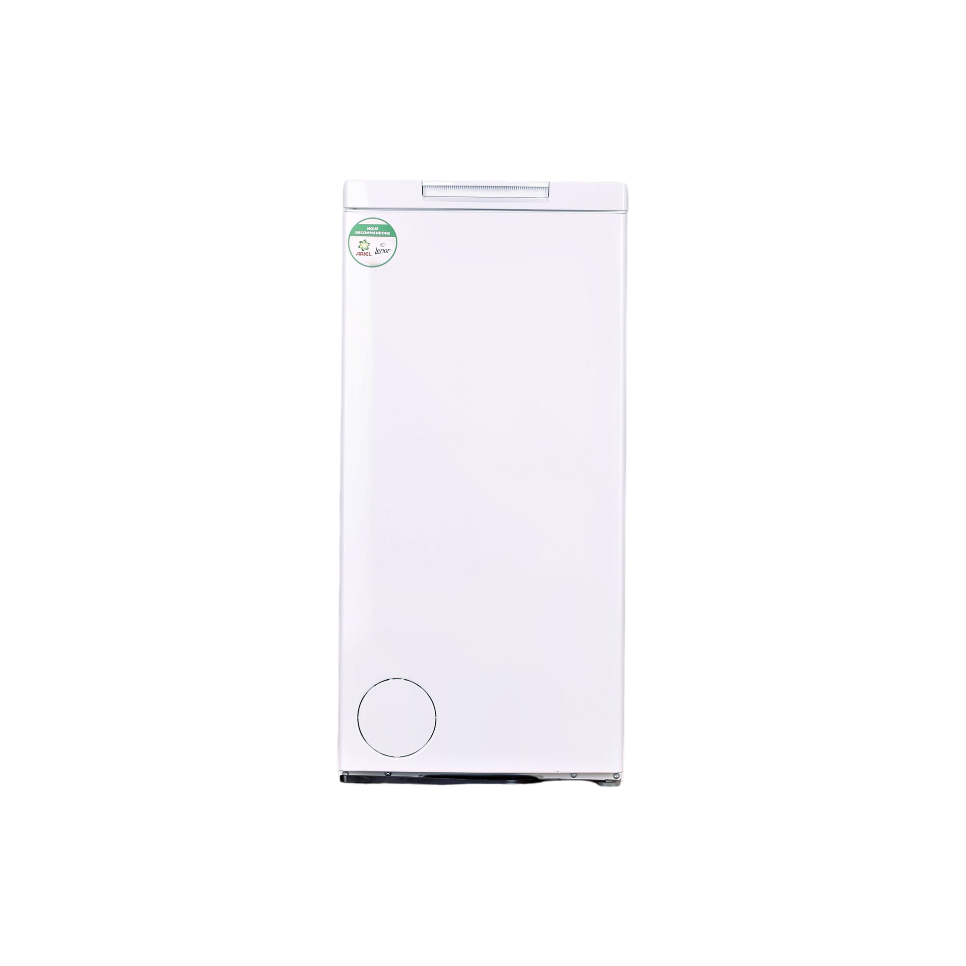 Lave-Linge Top 6 kg Reconditionné INDESIT BTWDS6261FR : vue de face