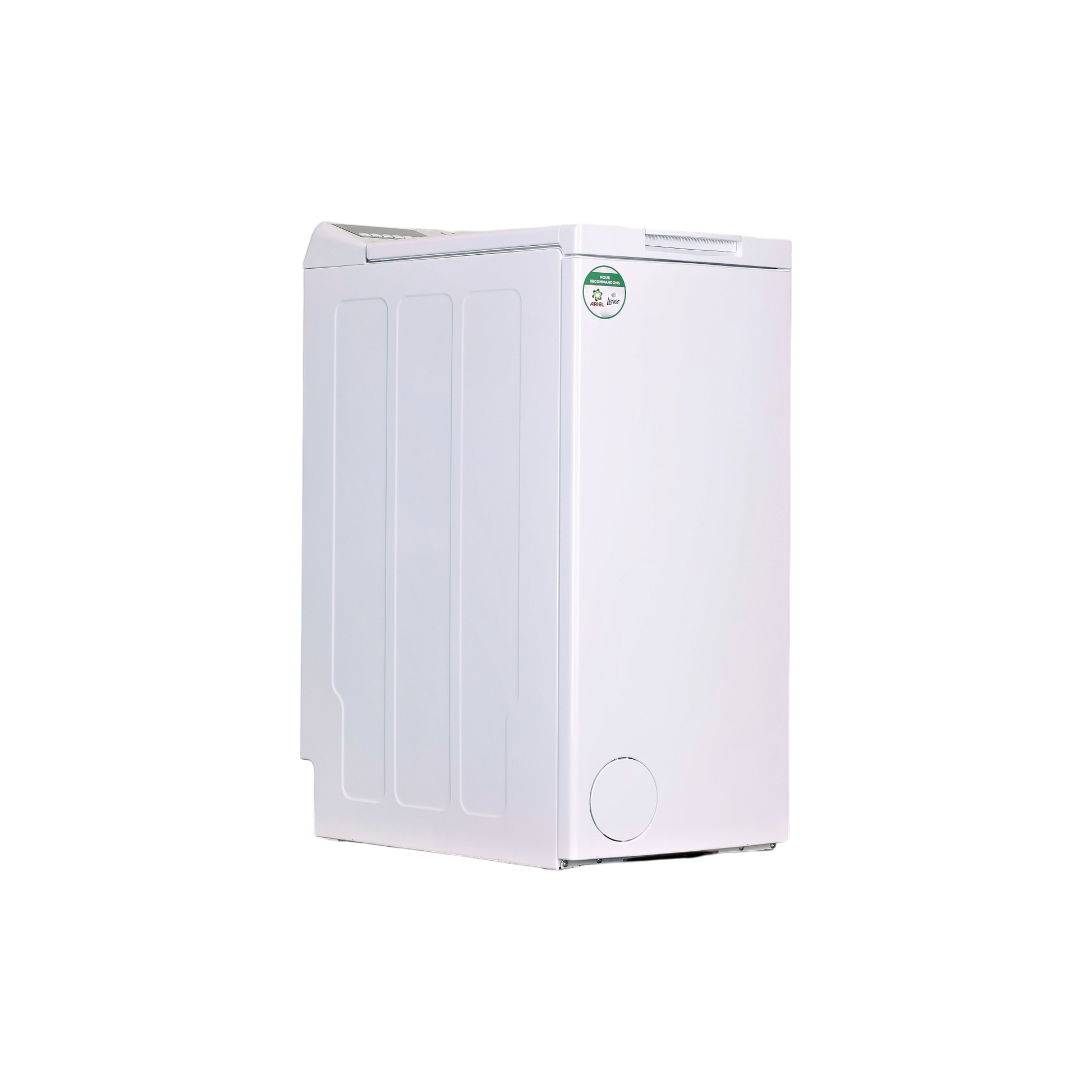 Lave-Linge Top 6 kg Reconditionné INDESIT BTWDS6261FR : vue du côté droit