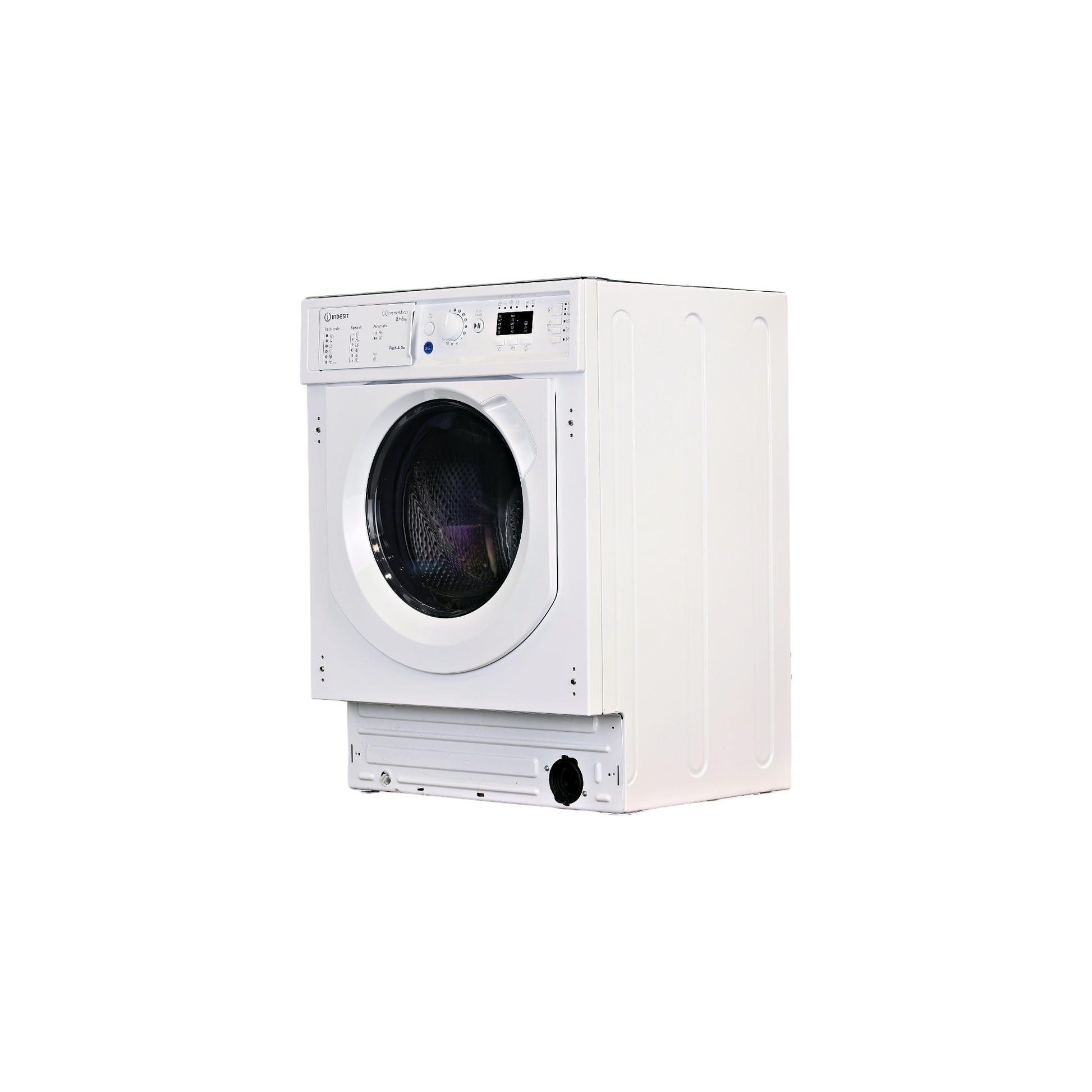 Lave-Linge Sechant 8 kg Reconditionné INDESIT BI WDIL 861484 EU : vue du côté gauche