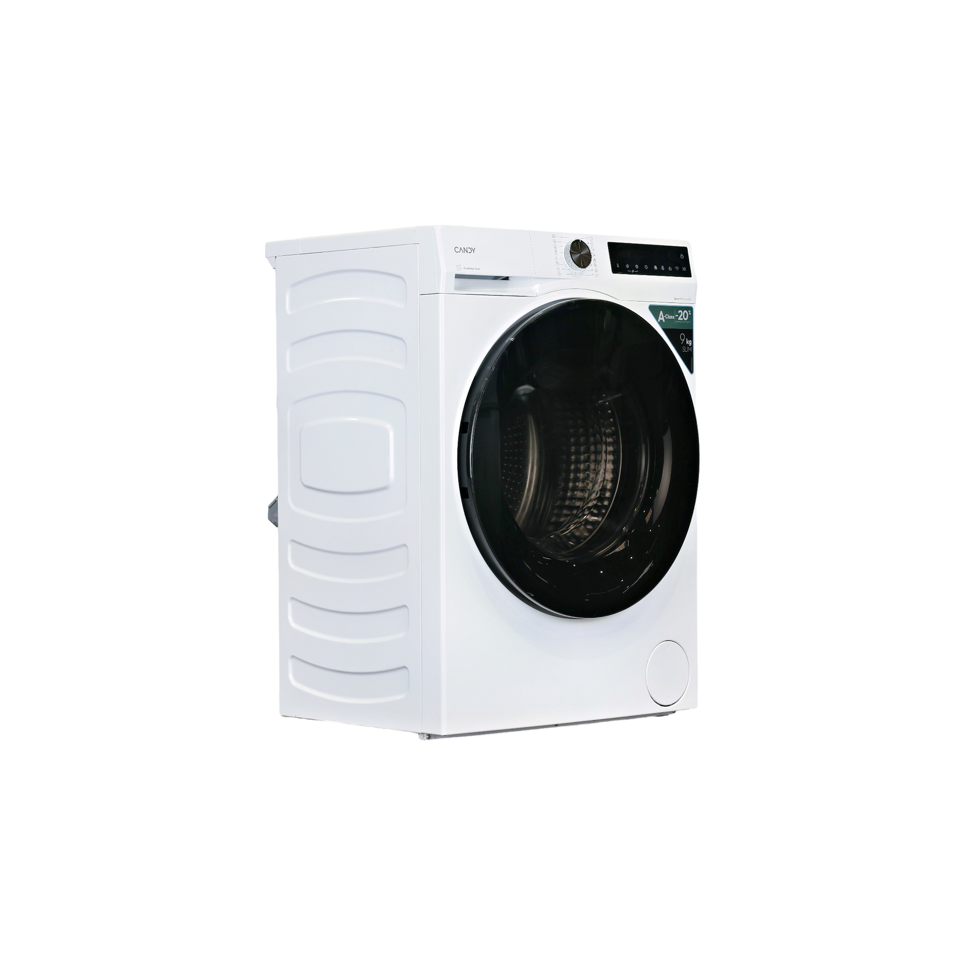 Lave-Linge Hublot 9 kg Reconditionné CANDY BP 49SBL8-FR : vue du côté droit