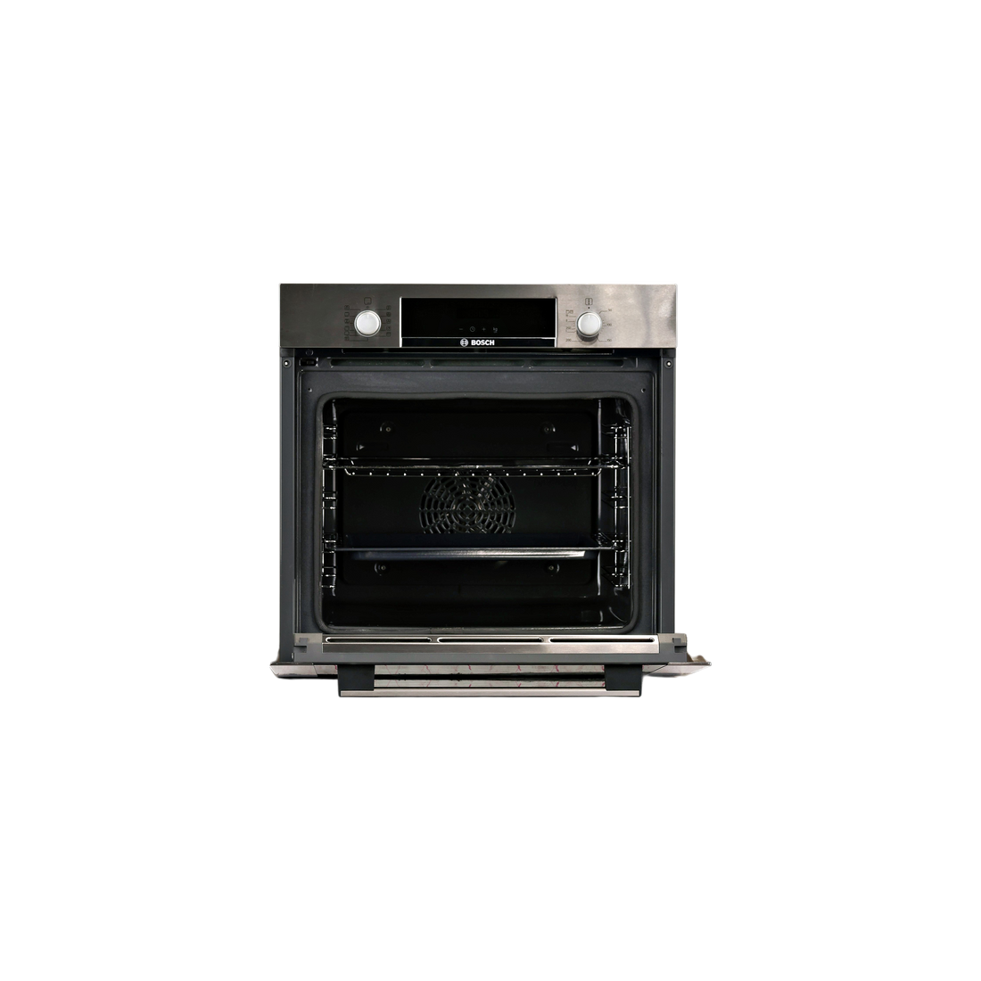 Four Chaleur Tournante 71 L Reconditionné BOSCH HBA374BS0 : vue de l'intérieur