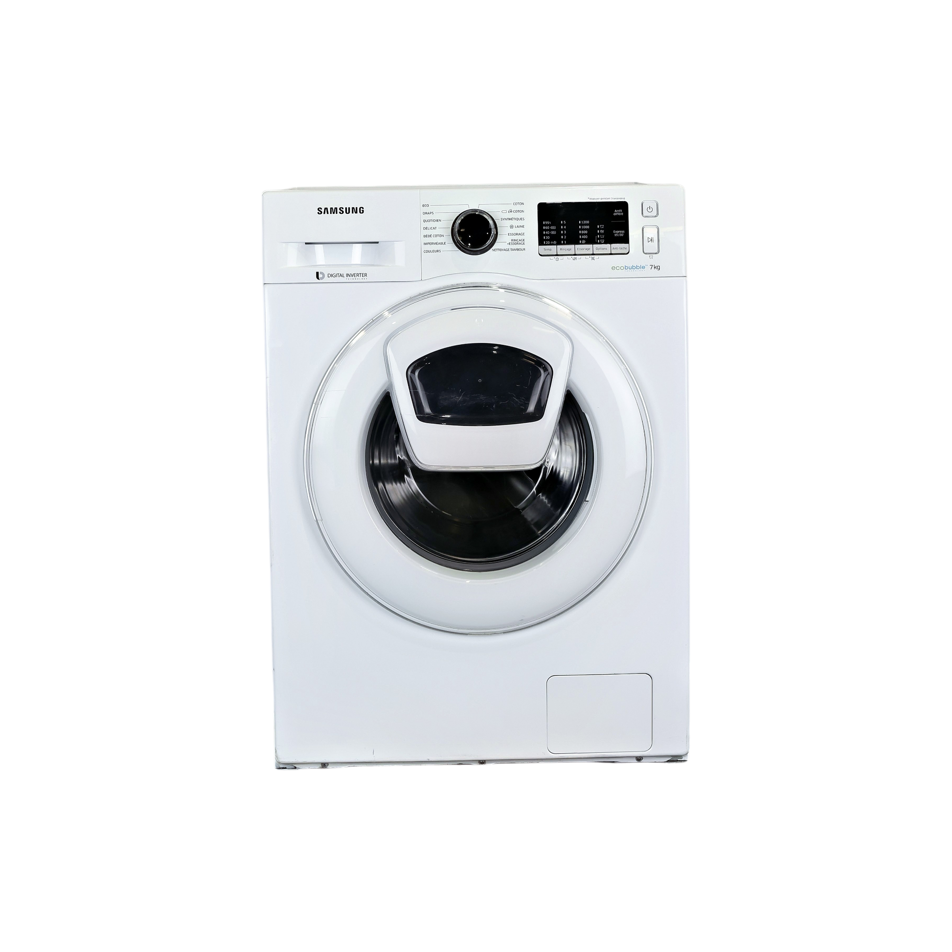 Lave-Linge Hublot 7 kg Reconditionné SAMSUNG WW70K5413WW : vue de face