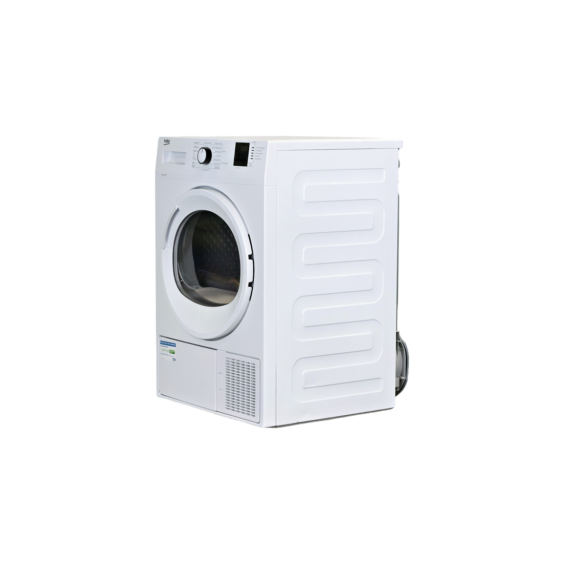 Seche-Linge Pompe À Chaleur 9 kg Reconditionné BEKO SLBF94W0 : vue du côté gauche