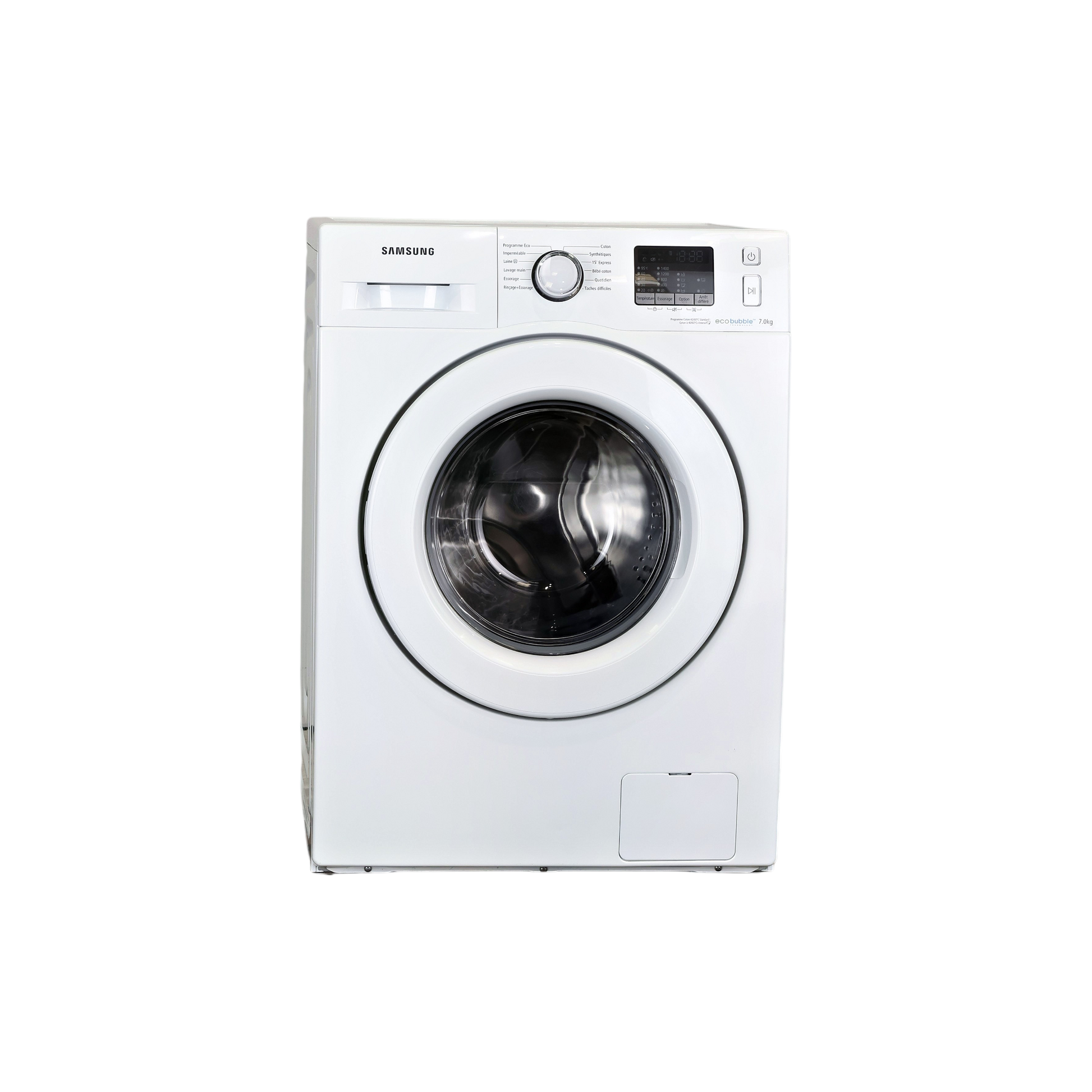 Lave-Linge Hublot 7 kg Reconditionné SAMSUNG WF70F5E0W4W : vue de face