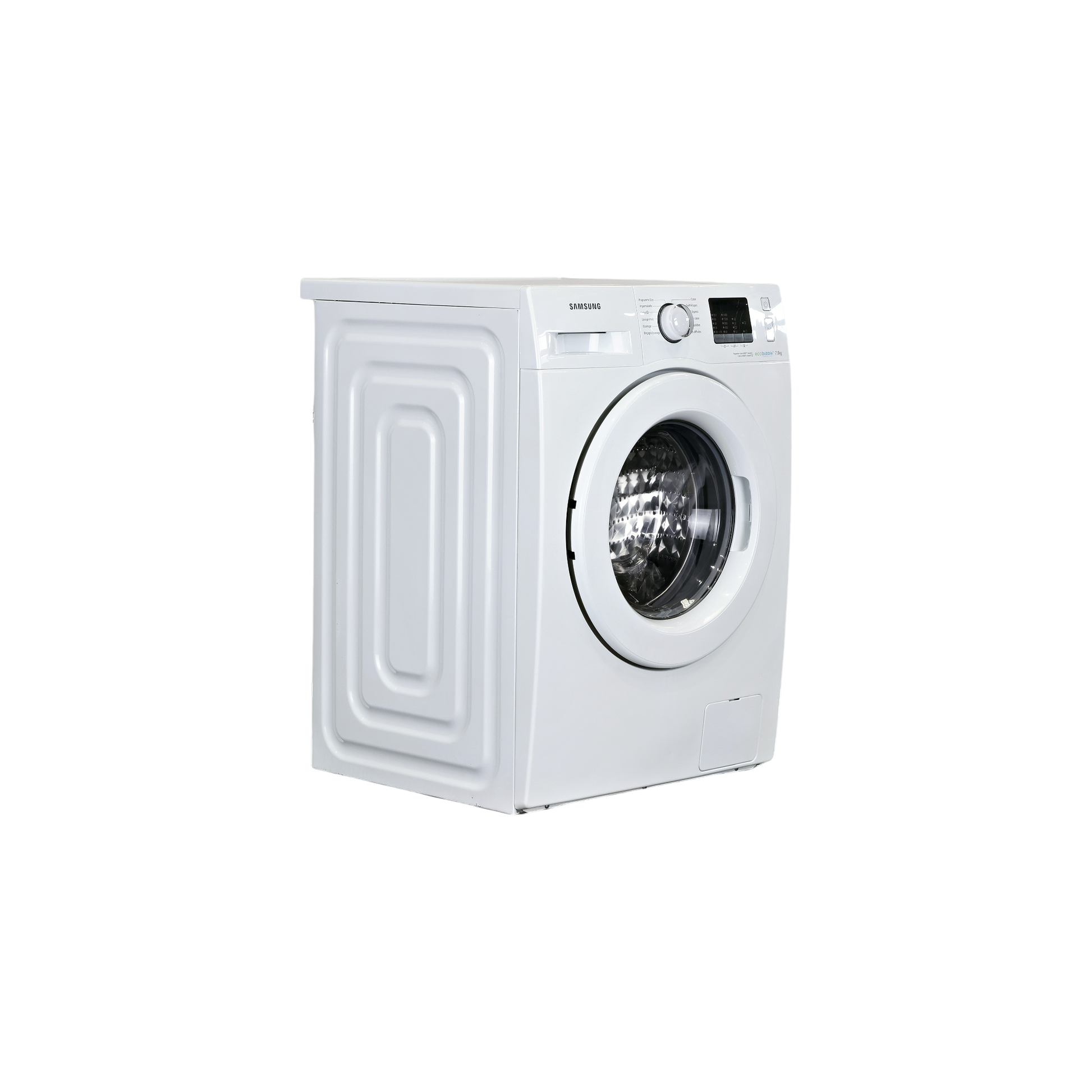 Lave-Linge Hublot 7 kg Reconditionné SAMSUNG WF70F5E0W4W : vue du côté droit