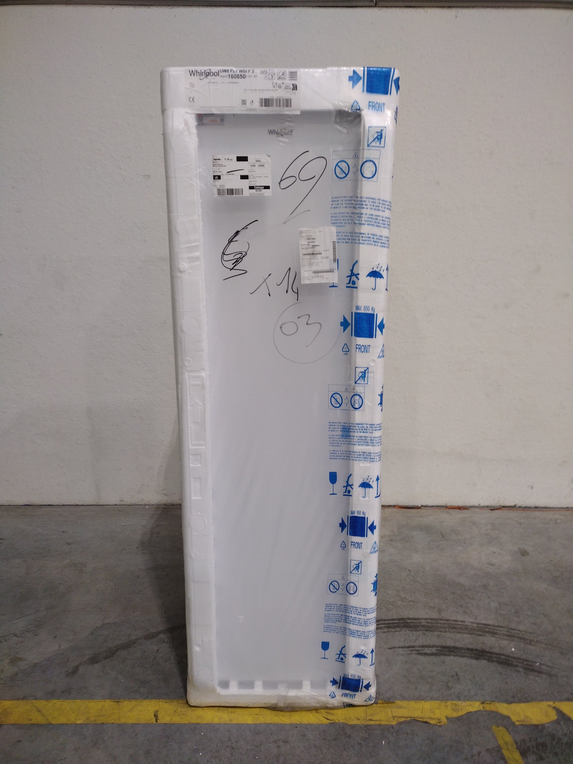 Congélateur Armoire 263 L Reconditionné WHIRLPOOL UW8 F2Y WBI F 2 : détails