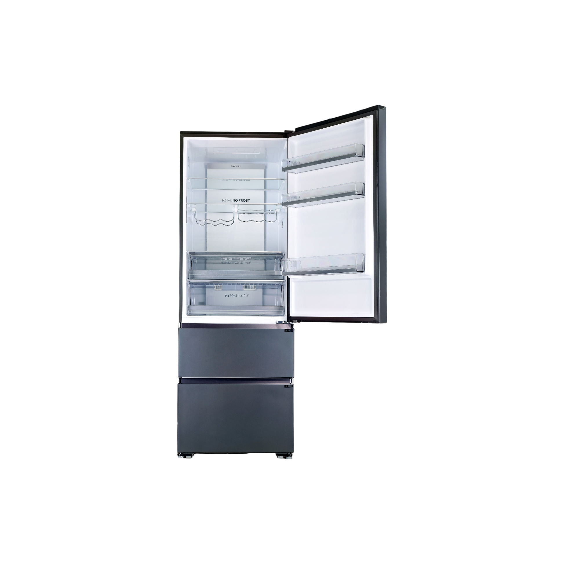 Réfrigérateur Multi-Portes 483 L Reconditionné HAIER HTW7720ENMB : vue de l'intérieur