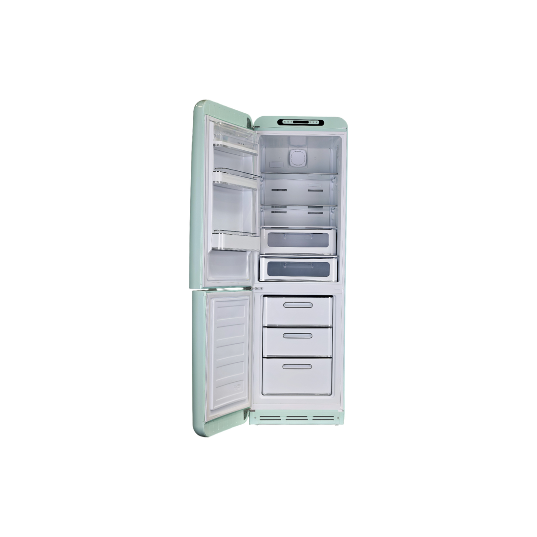 Réfrigérateur Avec Congélateur 331 L Reconditionné SMEG FAB32LPG3 : vue de l'intérieur