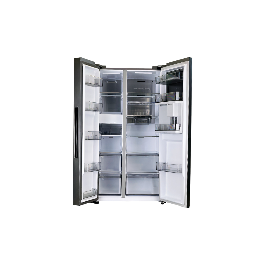 Réfrigérateur Américain 645 L Reconditionné SAMSUNG RH69CG895DS9 : vue de l'intérieur