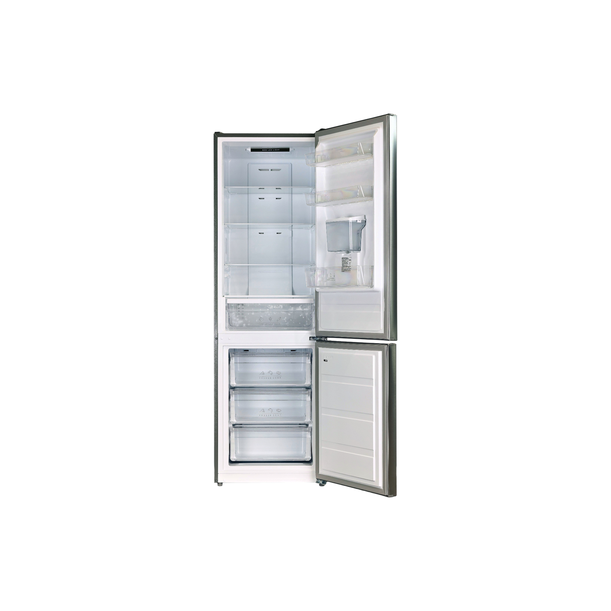 Réfrigérateur Avec Congélateur 308 L Reconditionné ESSENTIEL B ERCVDE185-60MIV1 : vue de l'intérieur