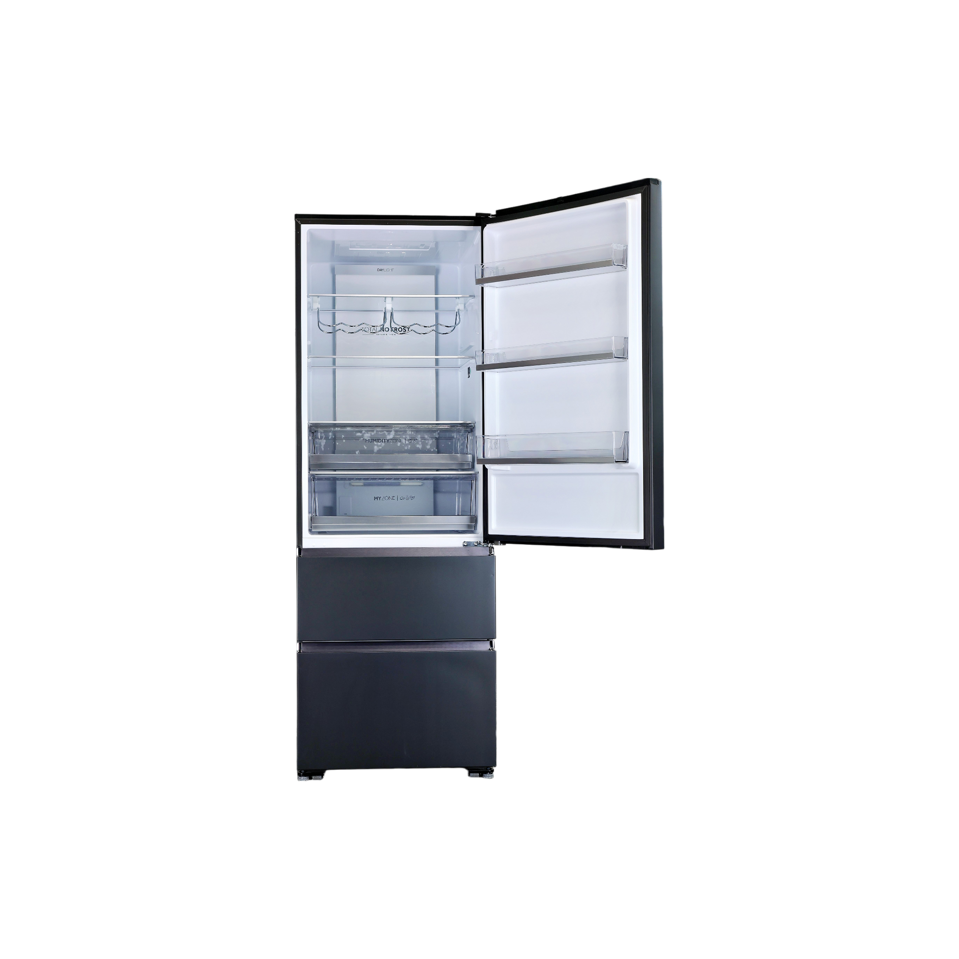 Réfrigérateur Multi-Portes 483 L Reconditionné HAIER HTW7720ENMB : vue de l'intérieur
