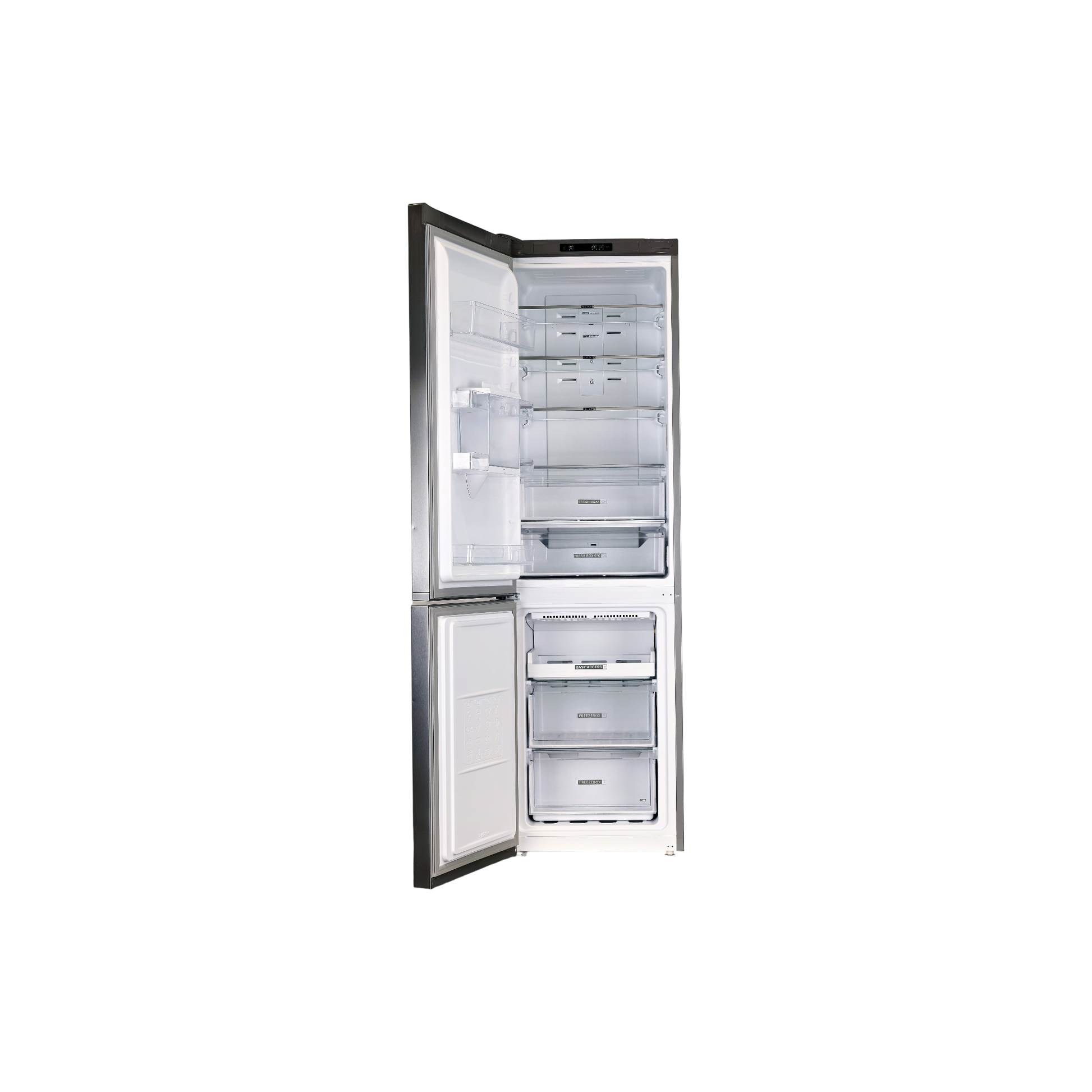 Réfrigérateur Avec Congélateur 368 L Reconditionné WHIRLPOOL W7921IOX : vue de l'intérieur