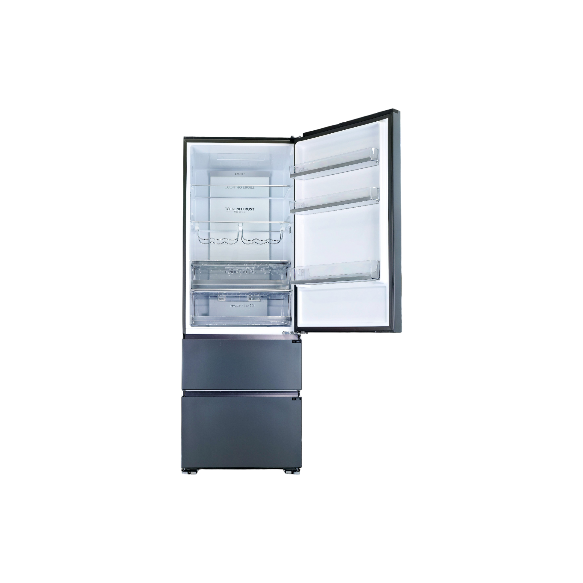 Réfrigérateur Multi-Portes 483 L Reconditionné HAIER HTW7720ENMB : vue de l'intérieur