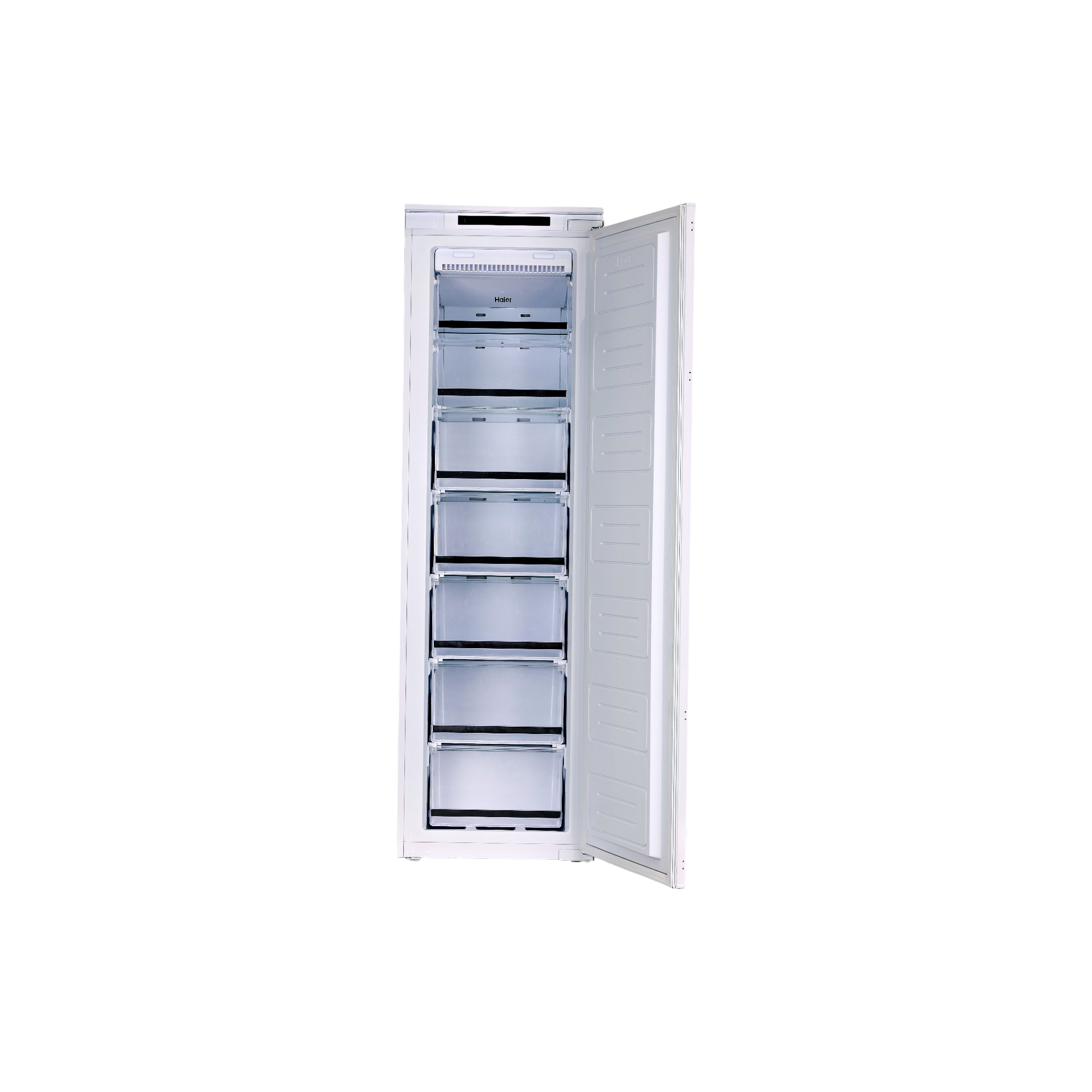 Congélateur Encastrable 200 L Reconditionné HAIER HFE 172 NF : vue de l'intérieur