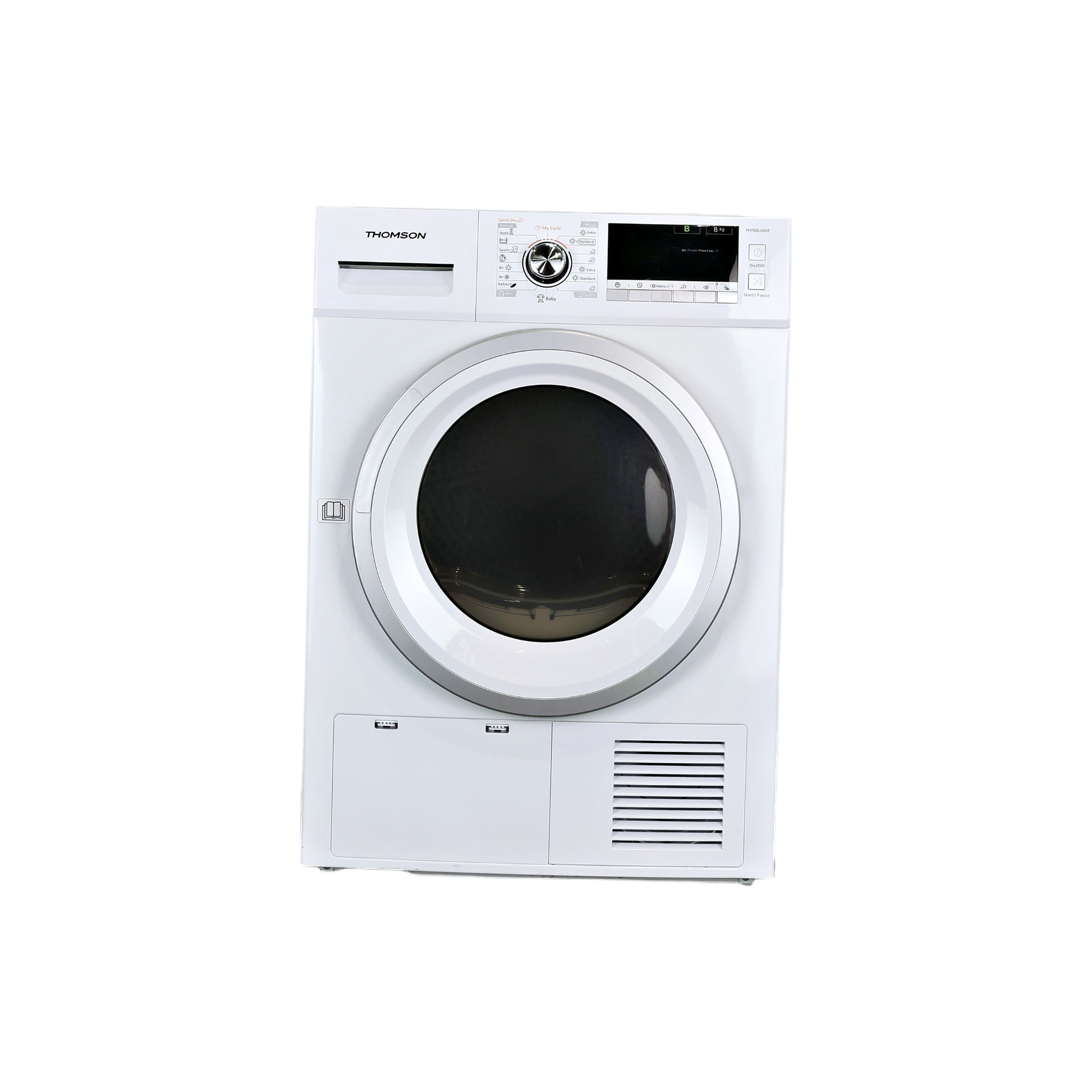 Seche-Linge Condensation 8 kg Reconditionné THOMSON THTD8LIGHT : vue de face