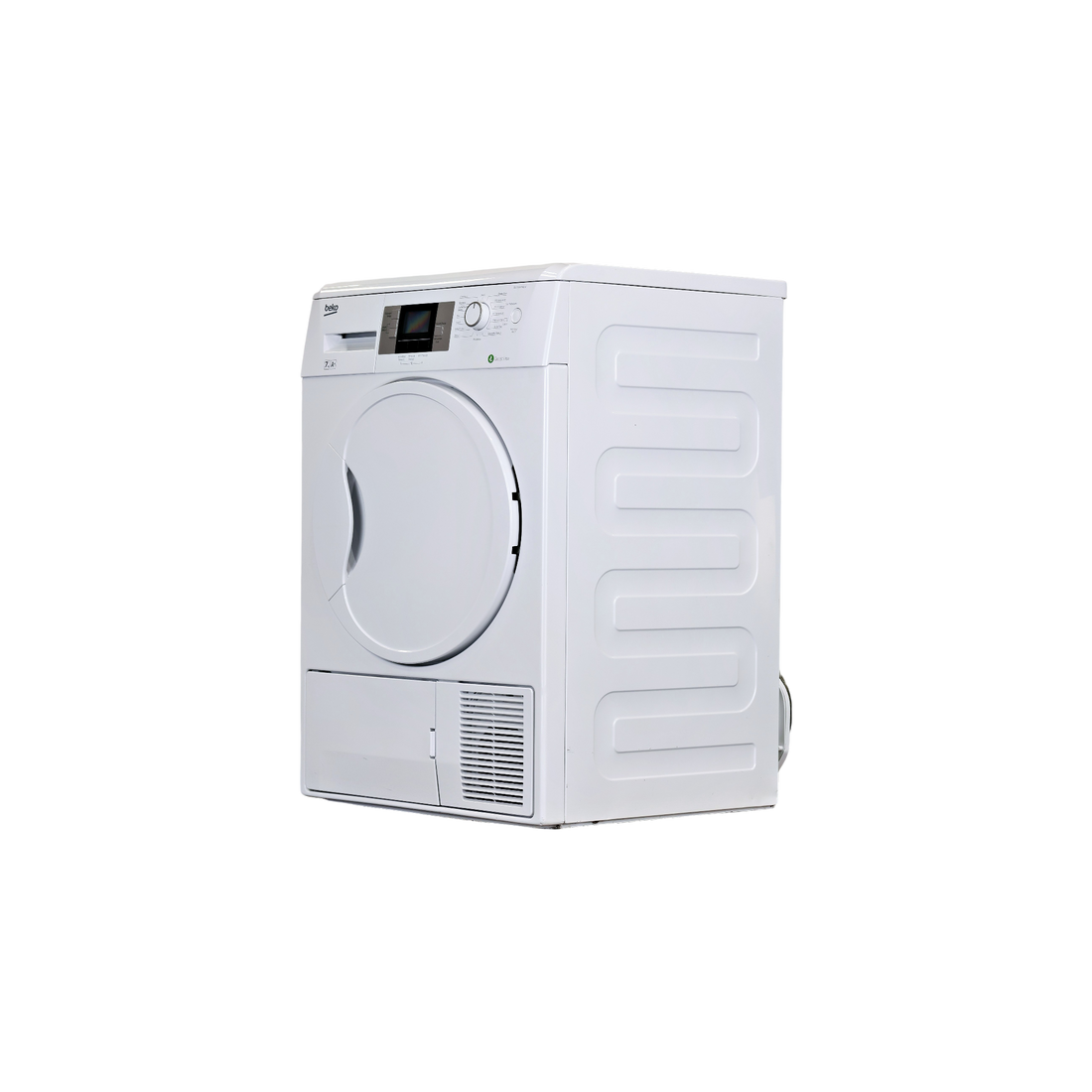 Seche-Linge Pompe À Chaleur 7 kg Reconditionné BEKO DS7304PA0W : vue du côté gauche